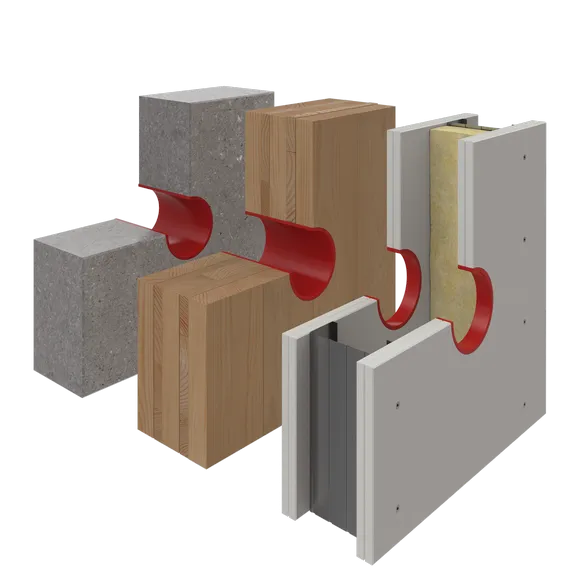 Gennemføring Ø ≤ mm